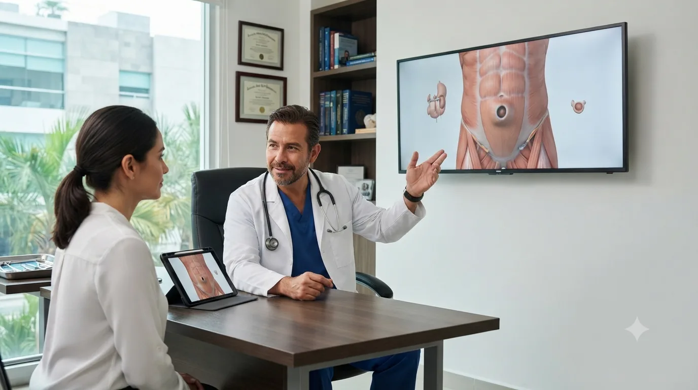 ¿Qué médico trata la hernia umbilical?